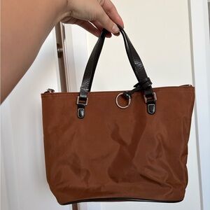 Banana Republic Brown and Black Tote Bag